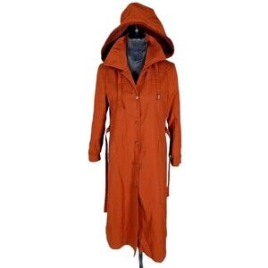 Vtg London Fog Maincoats Button Trench Coat Zip Out Liner Size 8 REG Made In USA